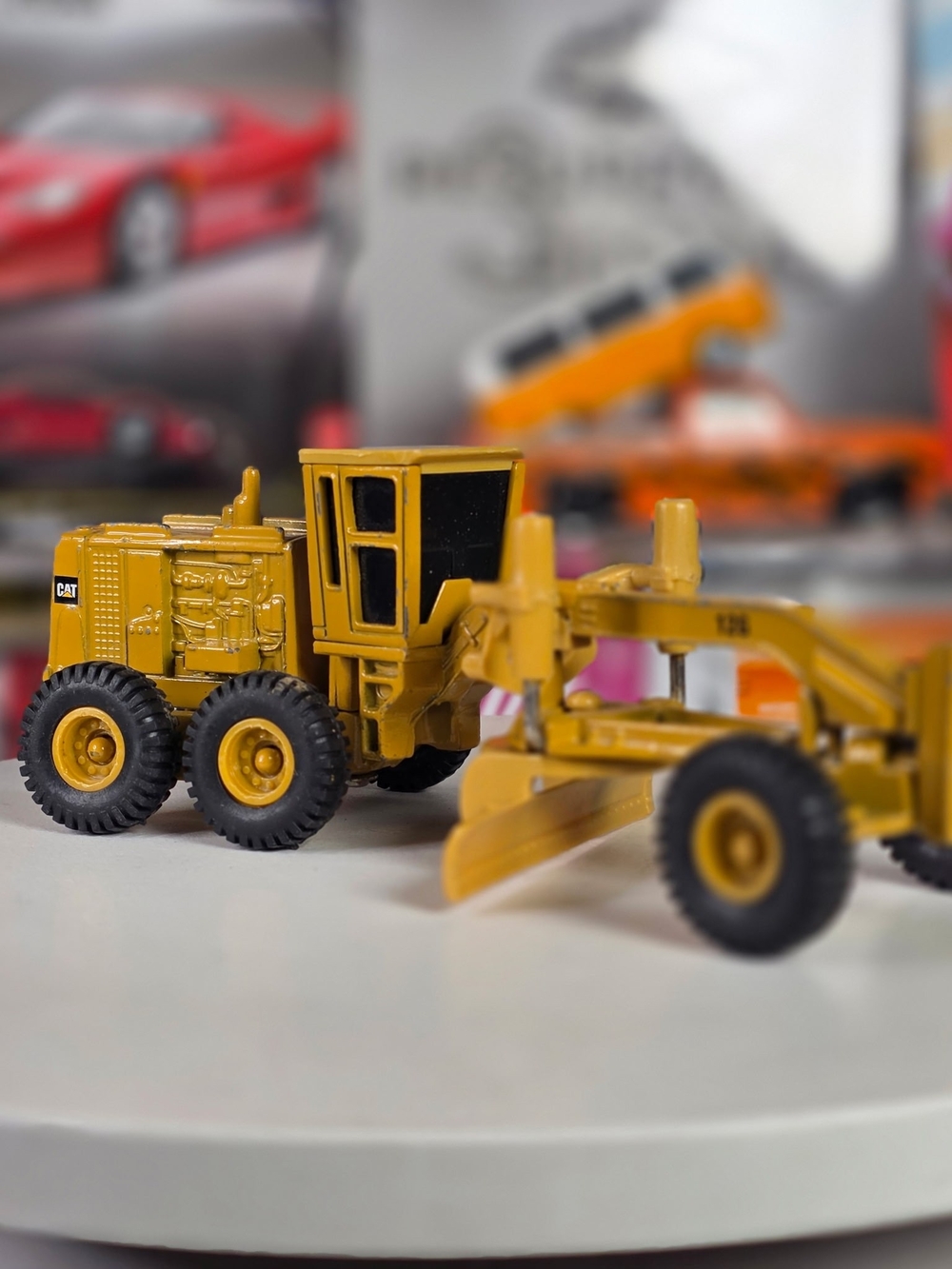 Norscot Caterpillar CAT 12G Motor Grader 55703 Yellow 1:64 Diecast Loose